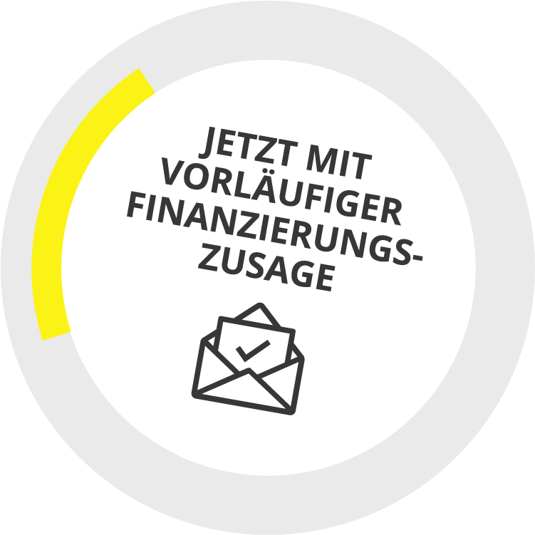 Jetzt mit vorläufiger Finanzierungszusage